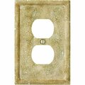 Jackson Textured Stone Outlet Wall Plate 869NOCE08